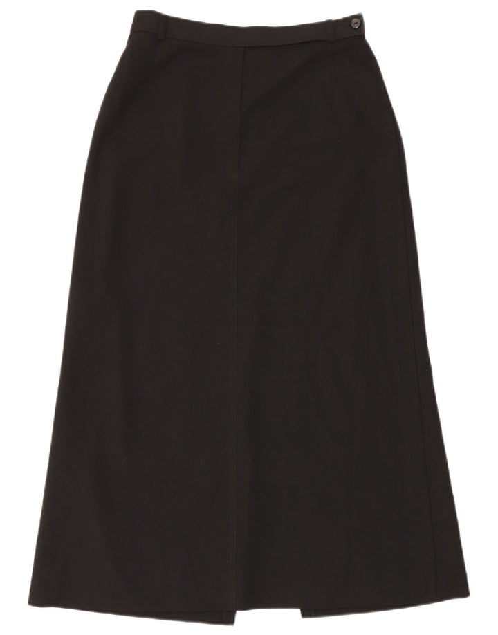 Marks & Spencer Falda larga para mujer UK 12 Medium W28 Poliéster negro