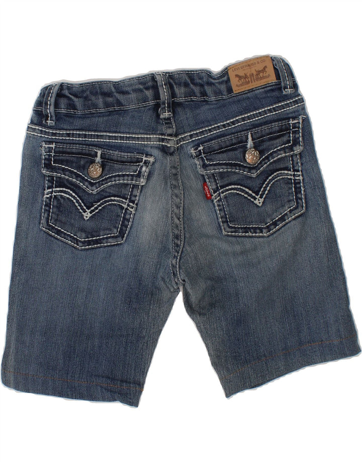 LEVI'S Boys Denim Shorts 7-8 Years W24 Blue Cotton Vintage Levi's and Second-Hand Levi's from Messina Hembry 