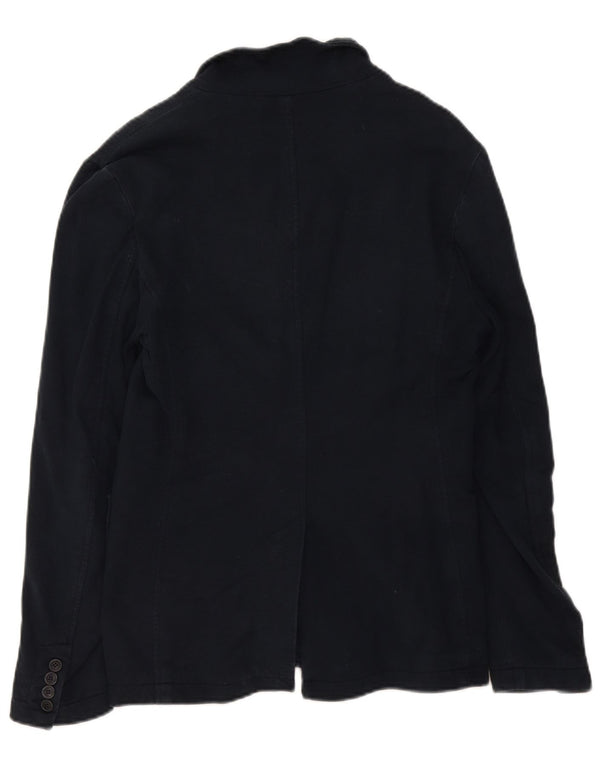 Woolrich Chaqueta tipo blazer de 3 botones para hombre UK 36 Small Azul marino Algodón