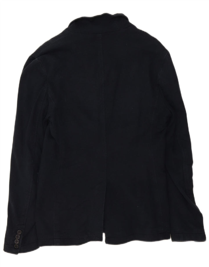Woolrich Chaqueta tipo blazer de 3 botones para hombre UK 36 Small Azul marino Algodón