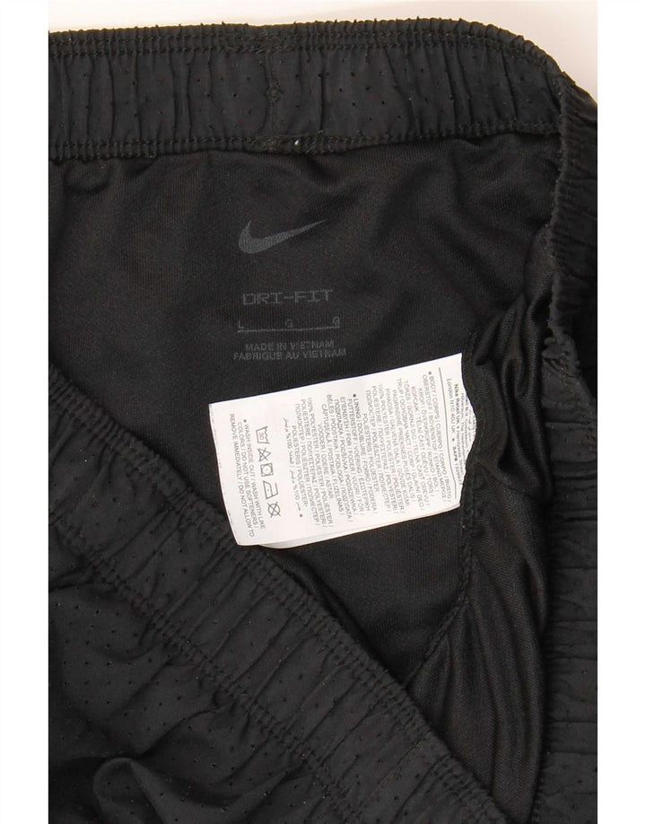 Nike Pantalones cortos deportivos para mujer UK 46 Grande Poliéster negro