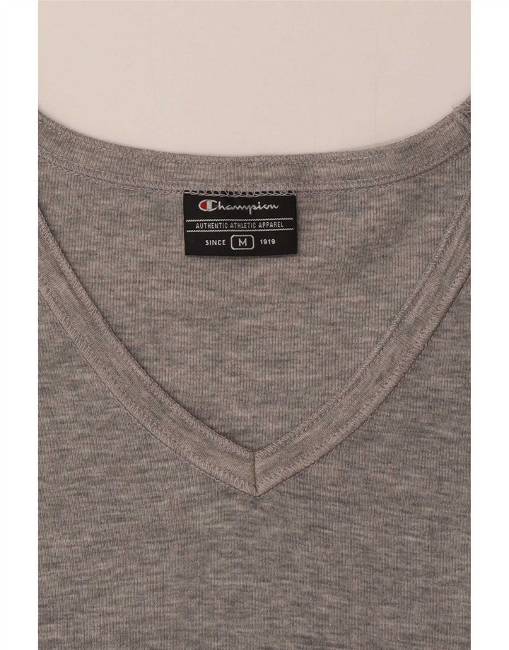 Champion Camiseta Mujer Top UK 12 Gris Medio