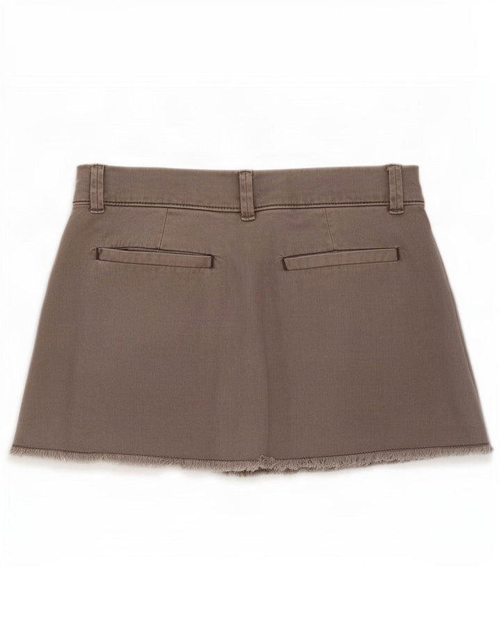 Minifalda para mujer Pull & Bear Small W28 Gris Algodón