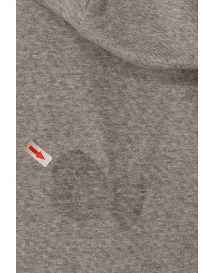 NIKE Jersey con capucha holgado de algodón gris medio para hombre