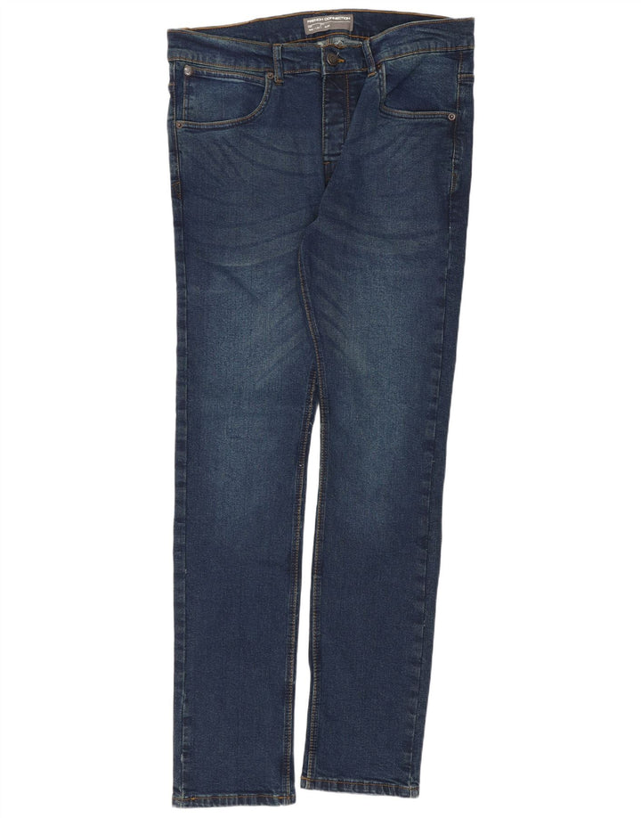 French Connection Vaqueros ajustados para hombre W36 L32 Algodón azul marino