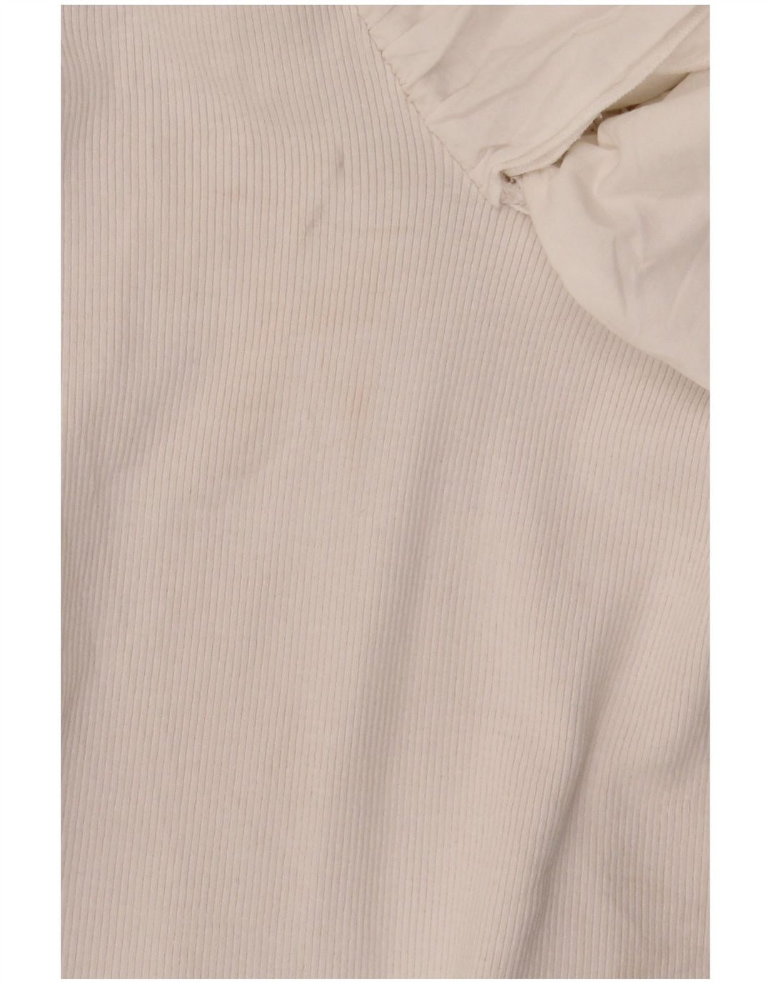 Zara Body con volantes para mujer UK 8 Small White Cotton