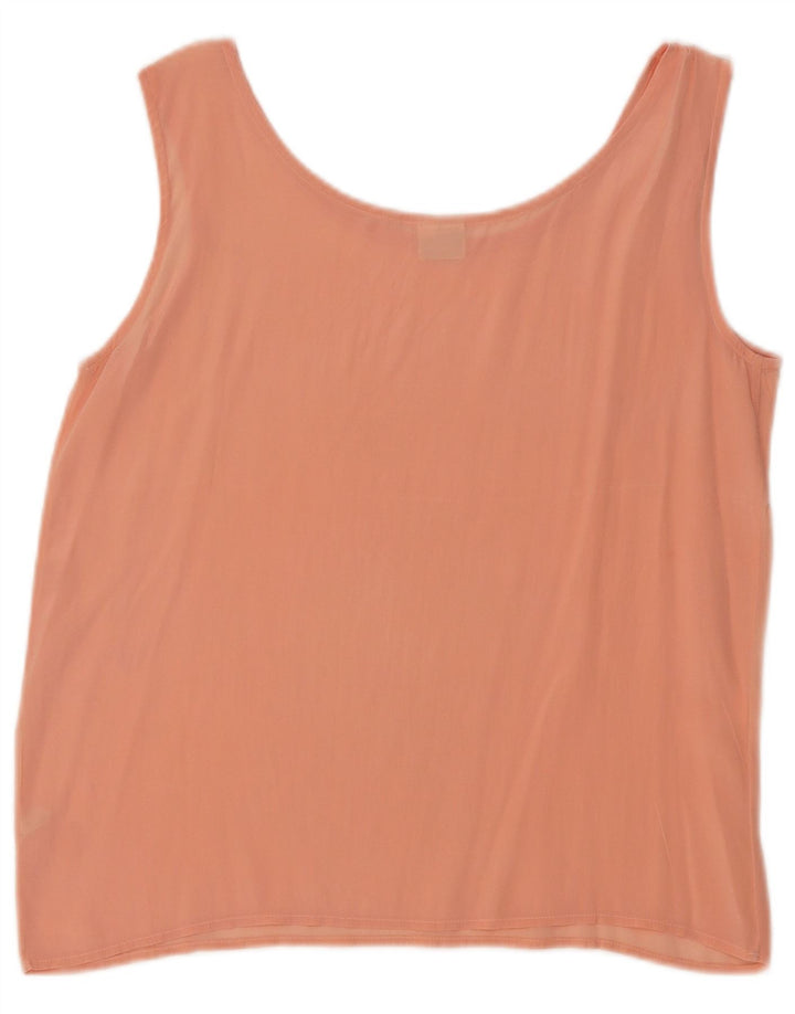 Top sin mangas vintage para mujer IT 44 Medium Pink