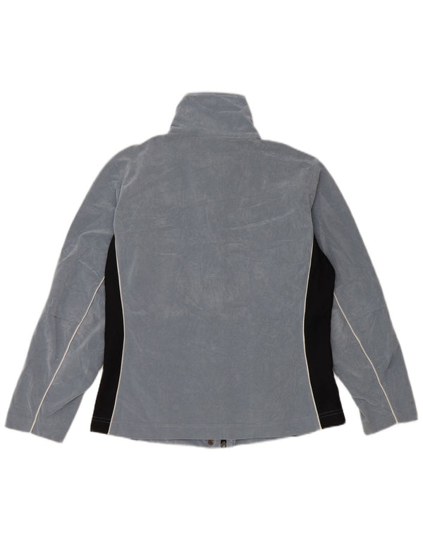 Asics - Chaqueta de chándal para mujer, talla 40, color azul medio