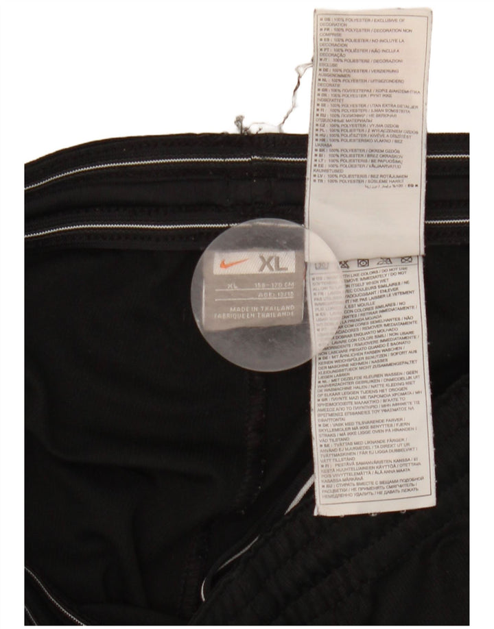 Nike Pantalones cortos deportivos para niños 13-14 años XL Negro Poliéster