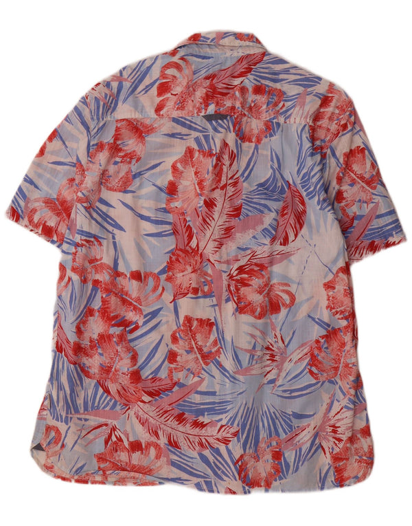 Camisa de manga corta para hombre White Stuff XL multicolor floral hawaiana