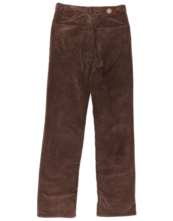Pantalones Hombre Trussardi Rectos Casual W31 L33 Marrón Algodón
