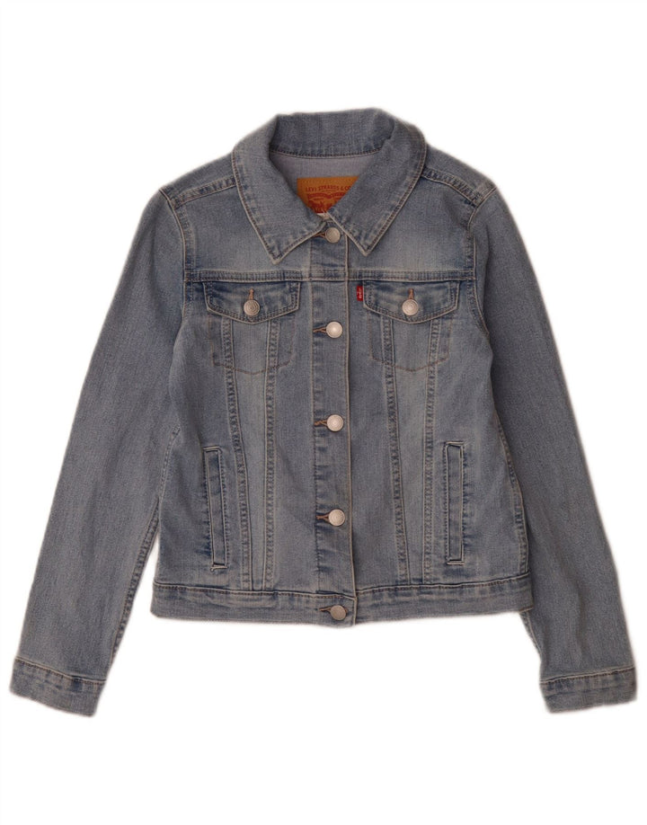 Levi's Chaqueta vaquera para niña 10-11 años Grande Azul Algodón