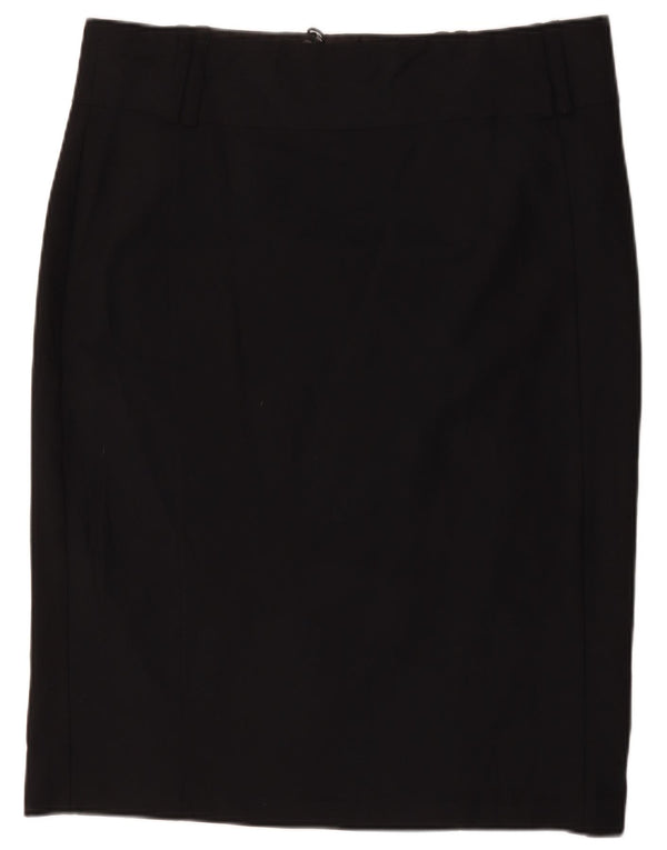 Falda lápiz para mujer Marks & Spencer UK 20 2XL W40 Poliéster negro