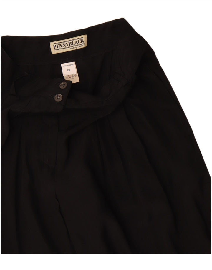Penny Black Pantalones Harem para Mujer UK 12 Medium W26 L26 Poliéster Negro