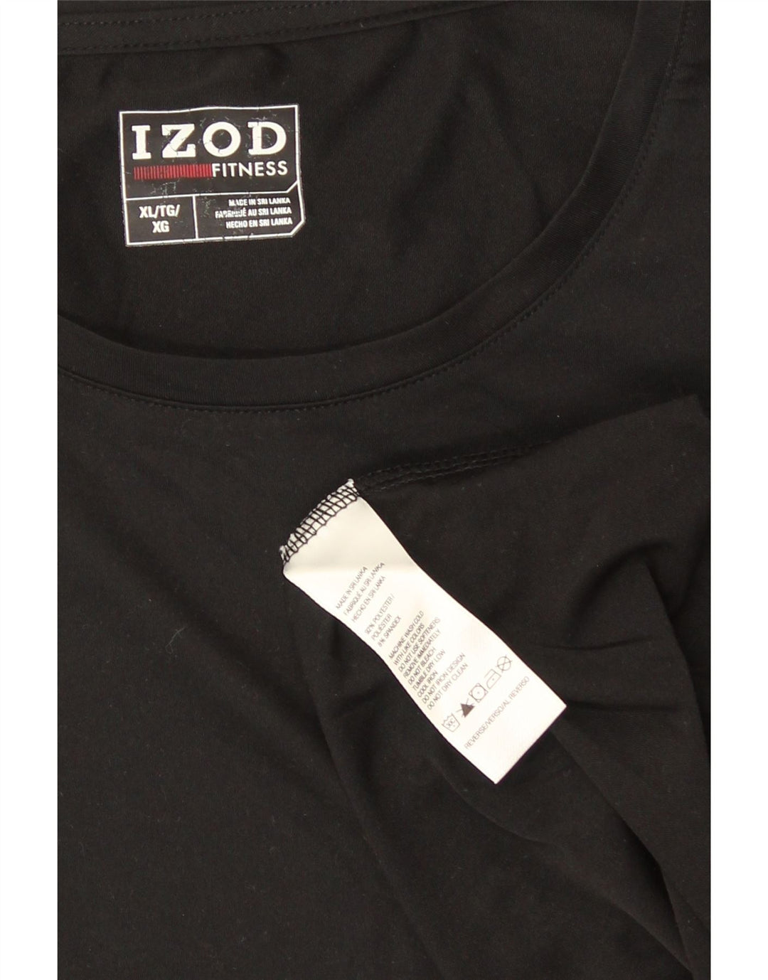 Izod Camiseta Mujer Top ES 40 XL Poliéster Negro