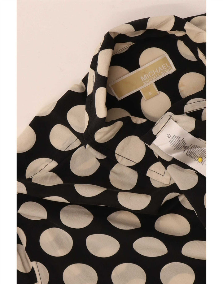 Michael Kors Camisa larga extragrande para mujer Reino Unido 10 Pequeño lunares negros