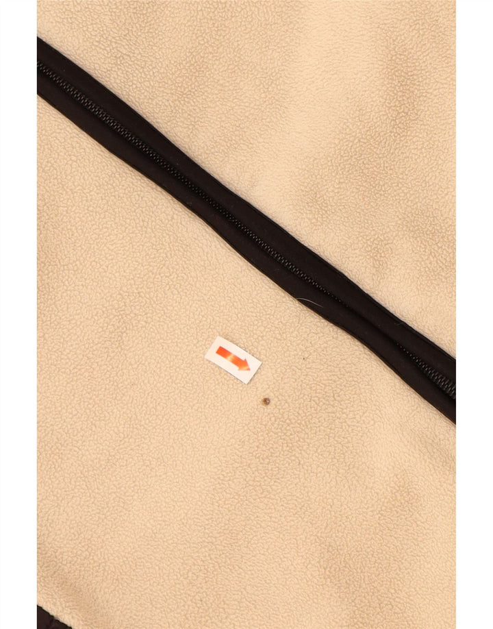 NAPAPIJRI Chaqueta polar para mujer UK 44 Large Beige Colorblock Poliéster