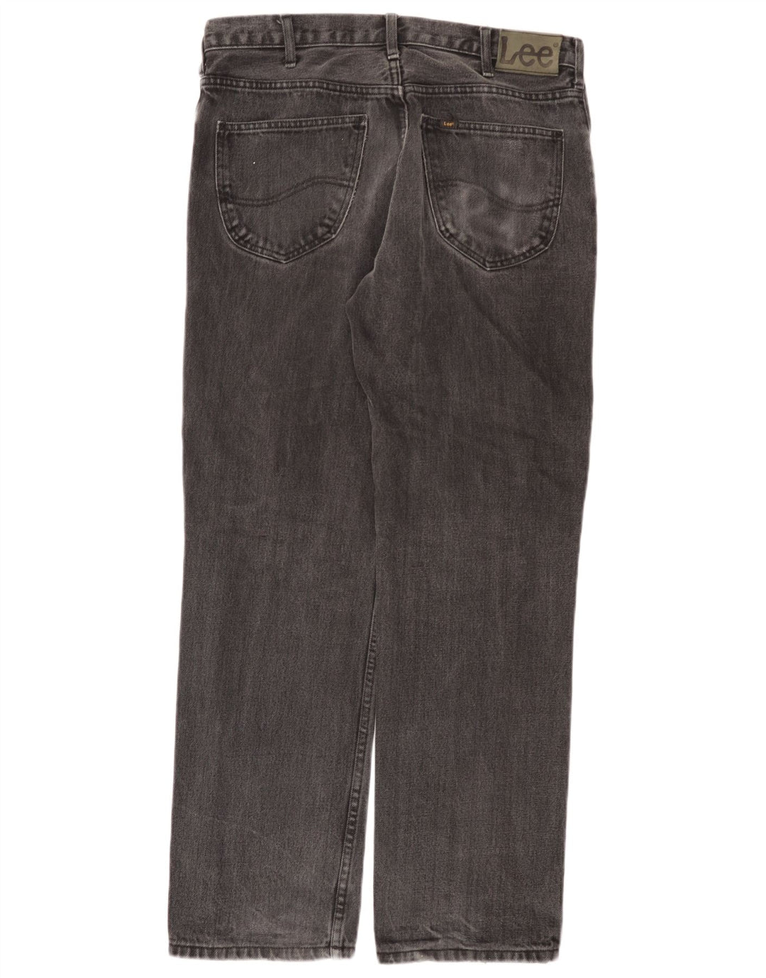 Lee Vaqueros Rectos Brooklyn Para Hombre W34 L30 Algodón Gris