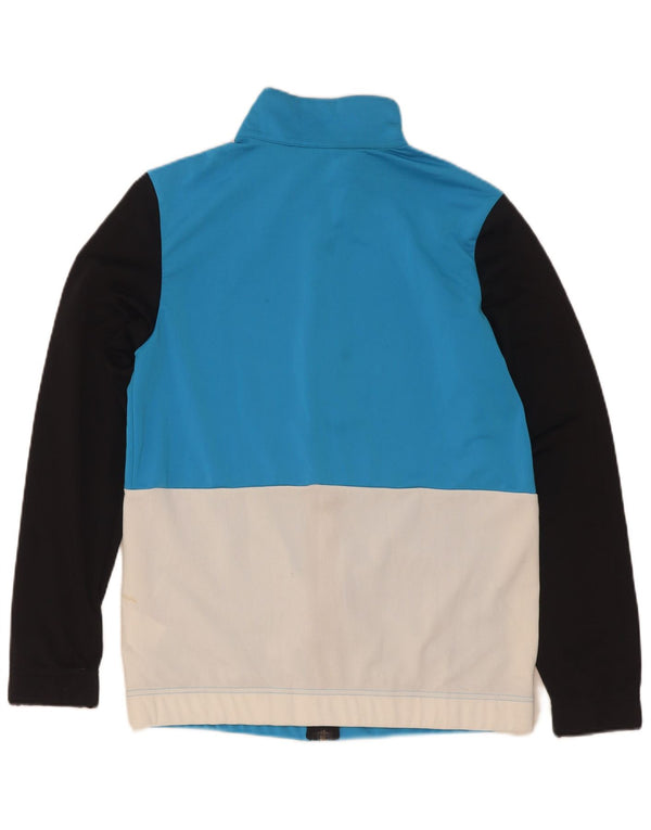 Adidas Chaqueta de Chándal para Mujer UK 12/14 Medium Azul Colorblock