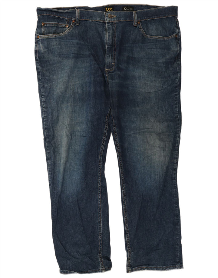 Vaqueros rectos de corte clásico para hombre Lee W42 L30 Algodón azul