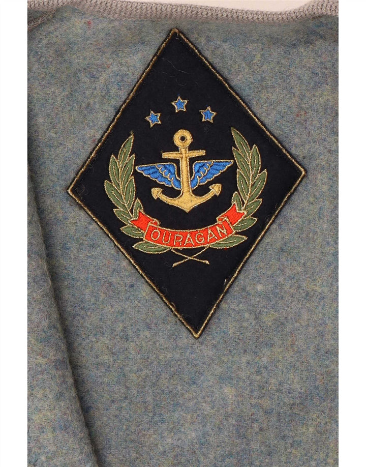 Ouragan Chaqueta tipo blazer con estampado gráfico de 3 botones para niña 13-14 años Azul