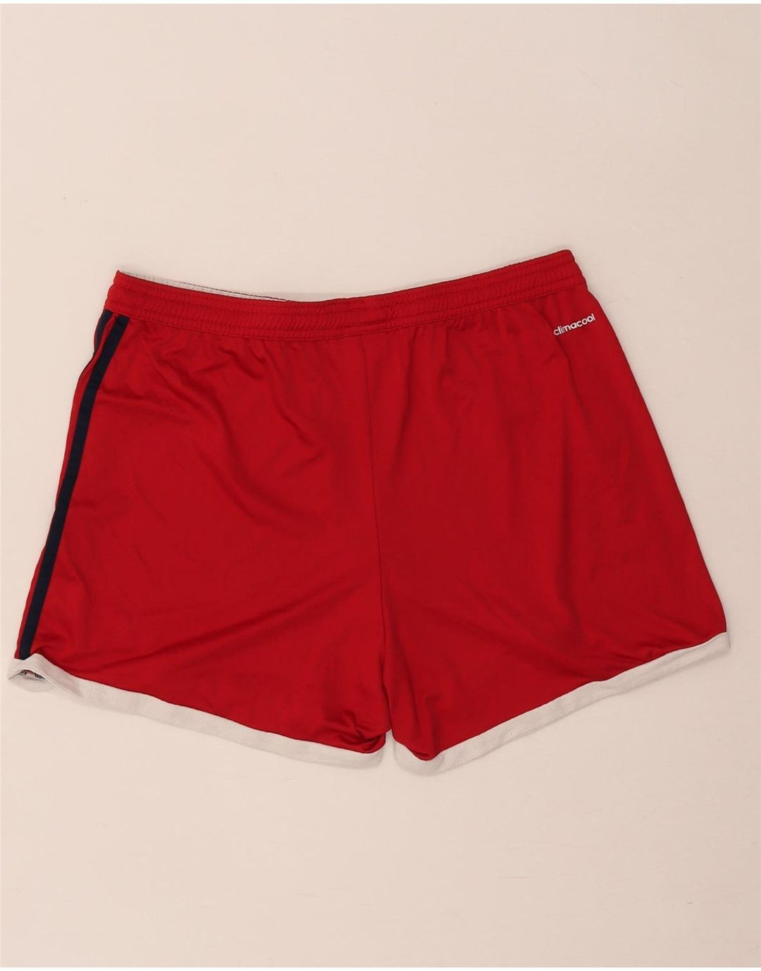 Adidas Mujer Climacool Sport Shorts UK 16/18 Grande Rojo Poliéster