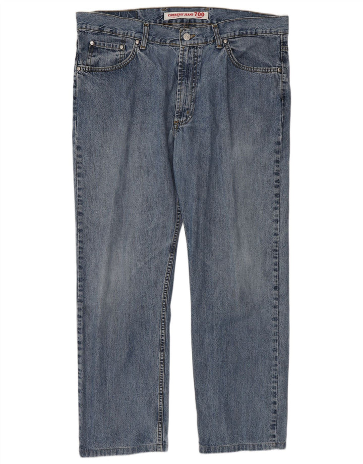 Carrera Mens 700 Jeans Rectos Regulares W38 L28 Algodón Azul