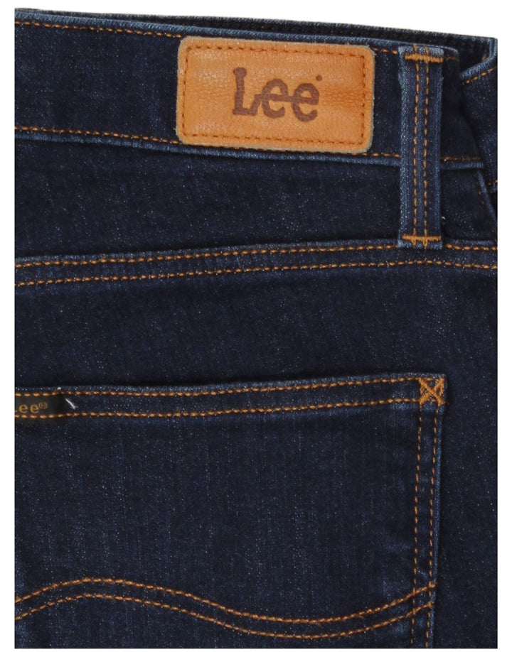Vaqueros Lee Slim Mujer W26 L28 Azul Marino