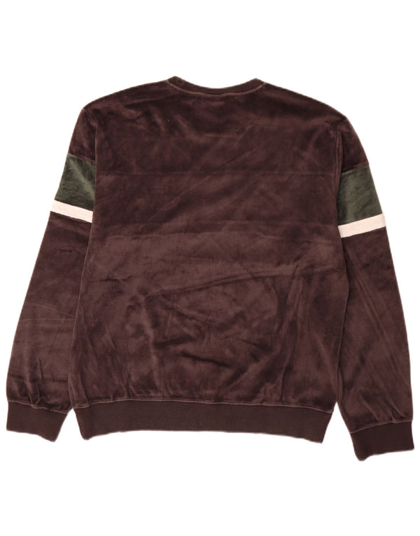 Champion Sudadera De Terciopelo Para Mujer UK 46 Grande Gris Colorblock