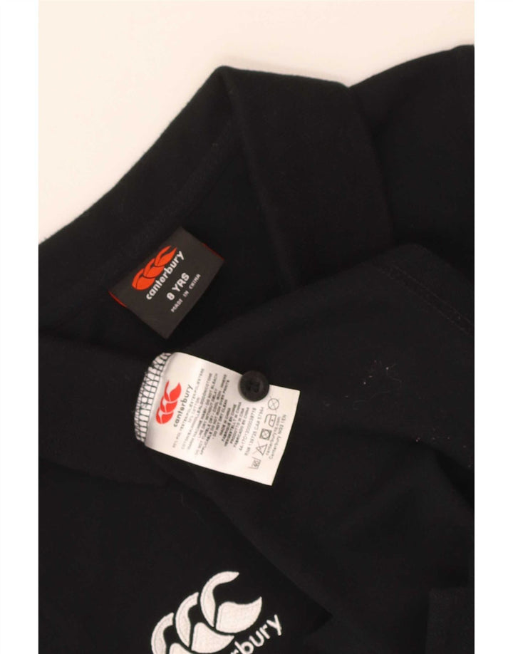 Canterbury Polo Niño 7-8 Años Negro Poliéster