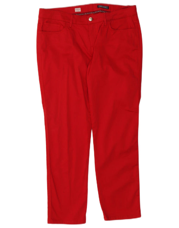 Tommy Hilfiger Pantalones Casuales Milan RW Slim Fit para Mujer W33 L27 Algodón Rojo
