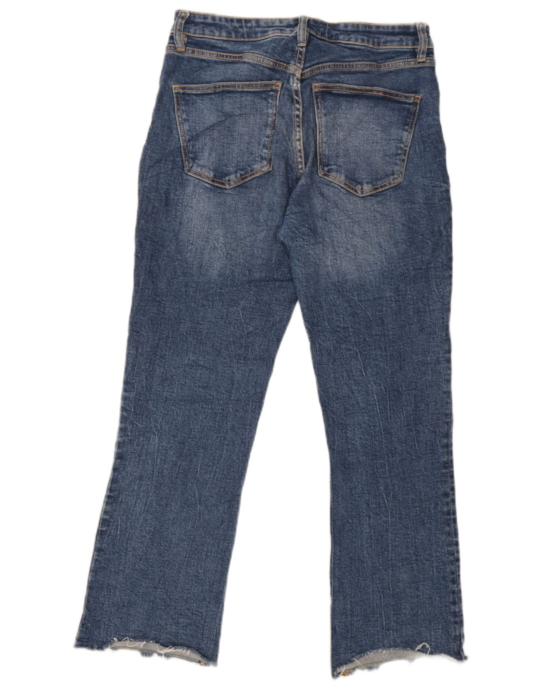 Zara Vaqueros Rectos Mujer EU 38 Small W30 L26 Azul