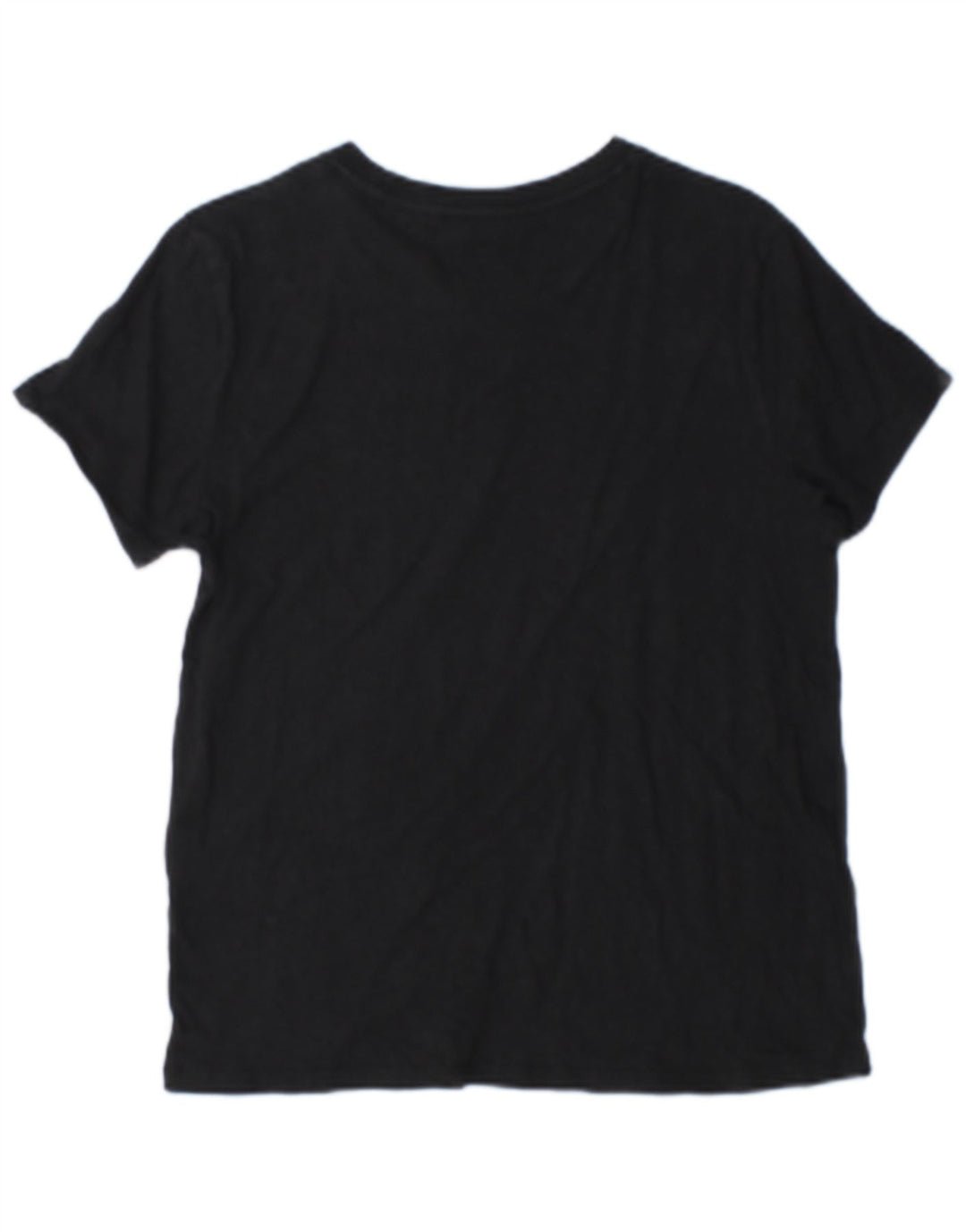 Levi's Camiseta extragrande para mujer UK 10 Small Black Cotton