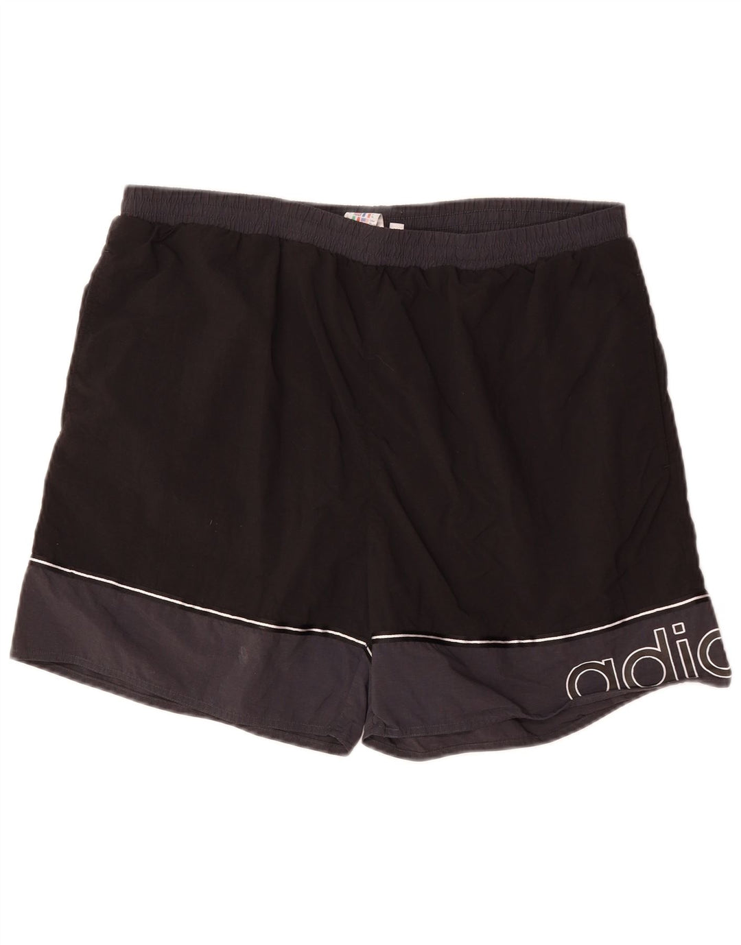 Adidas Bañador gráfico para hombre XL Negro Colorblock Poliéster