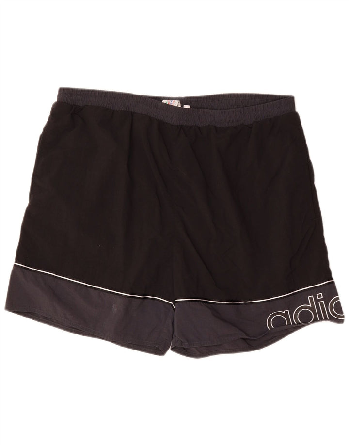 Adidas Bañador gráfico para hombre XL Negro Colorblock Poliéster