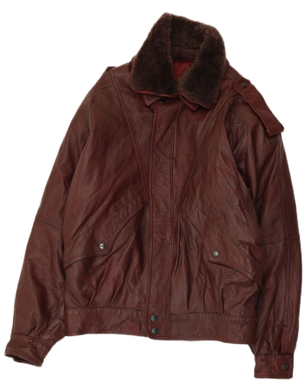 Lavorazione Artigiana Chaqueta militar para hombre IT 48 Medium Borgoña