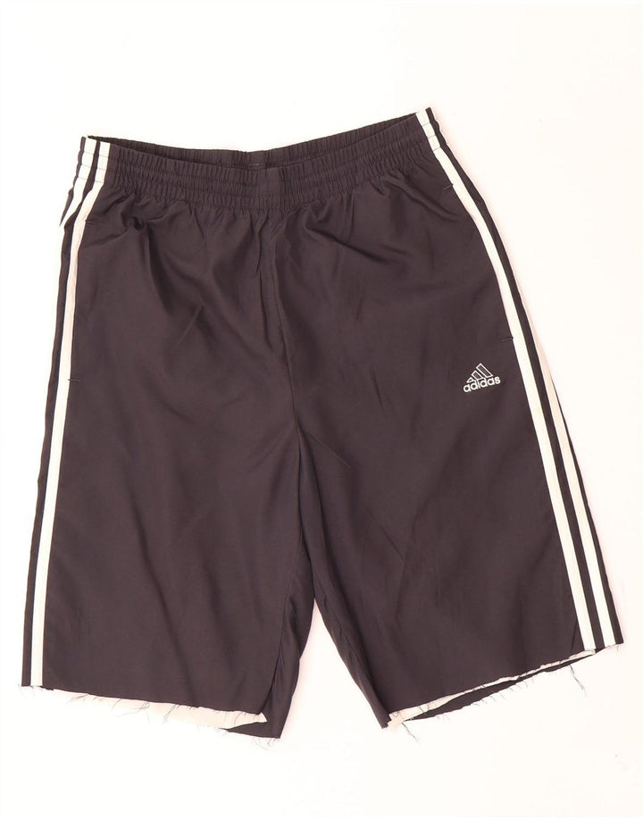 Adidas Pantalones cortos deportivos para mujer UK 10 Small Black Poliéster