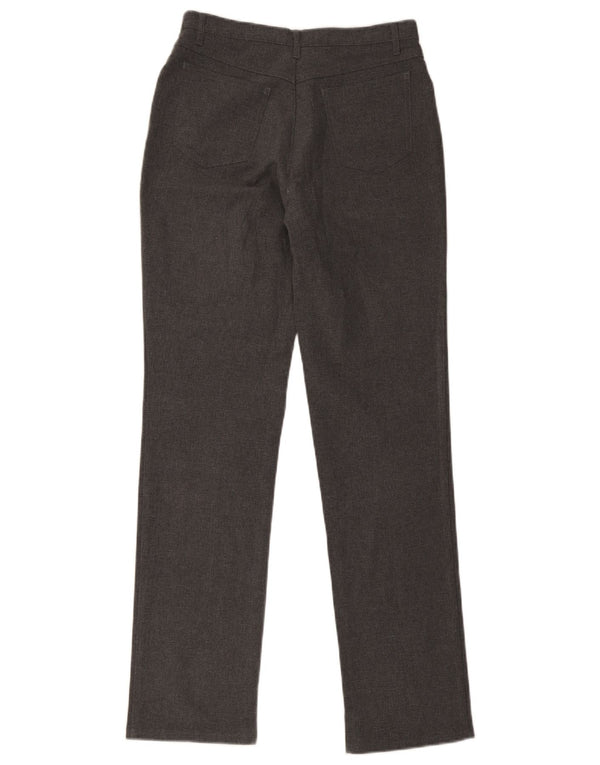 Benetton Pantalón Casual Recto Mujer IT 42 Medium W28 L32 Azul Marino