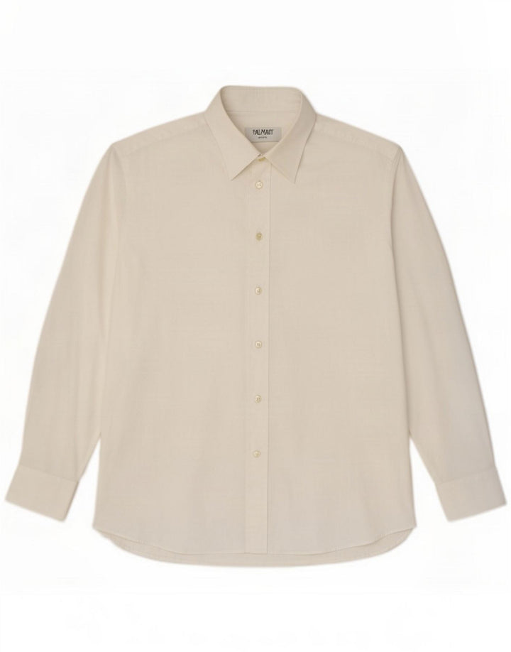 Balmain Camisa para hombre Talla 42 Grande Algodón blanco