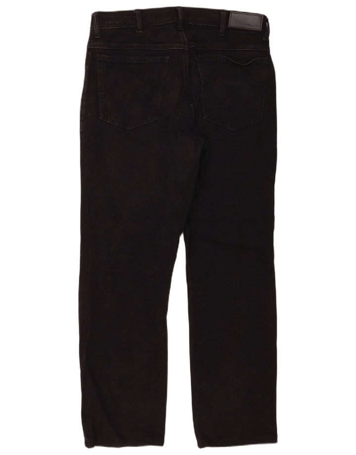 Wrangler Vaqueros rectos para hombre W34 L29 Algodón negro