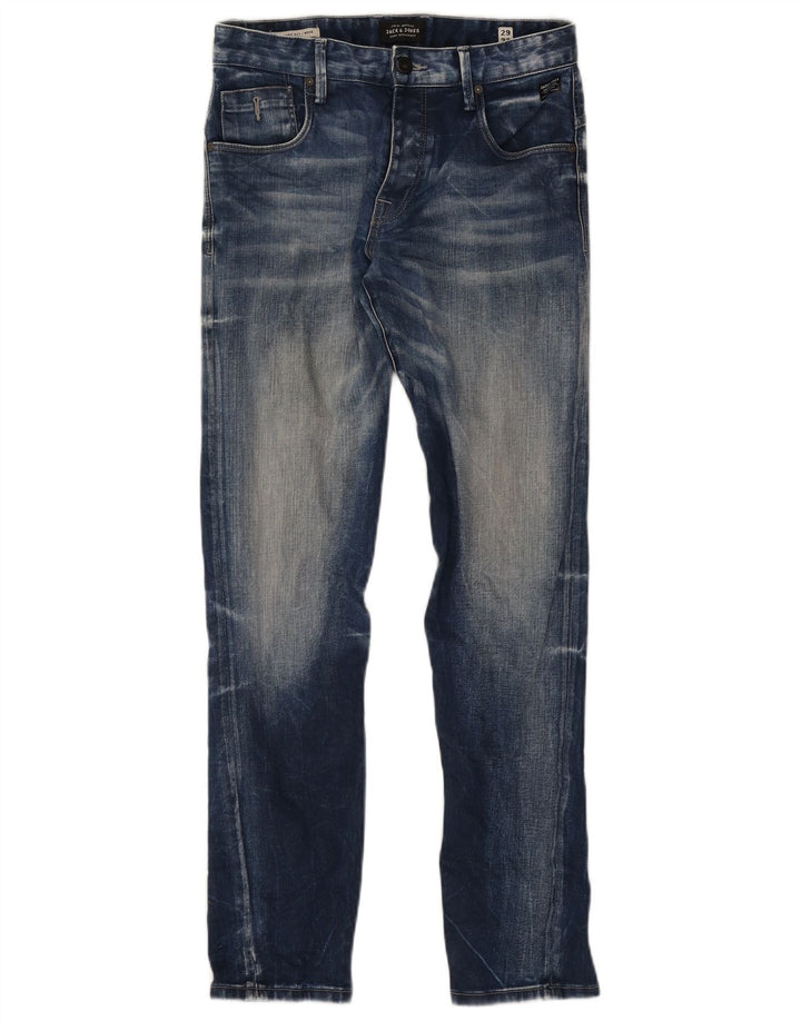 Jack & Jones Vaqueros rectos Mike para hombre W29 L32 Algodón azul