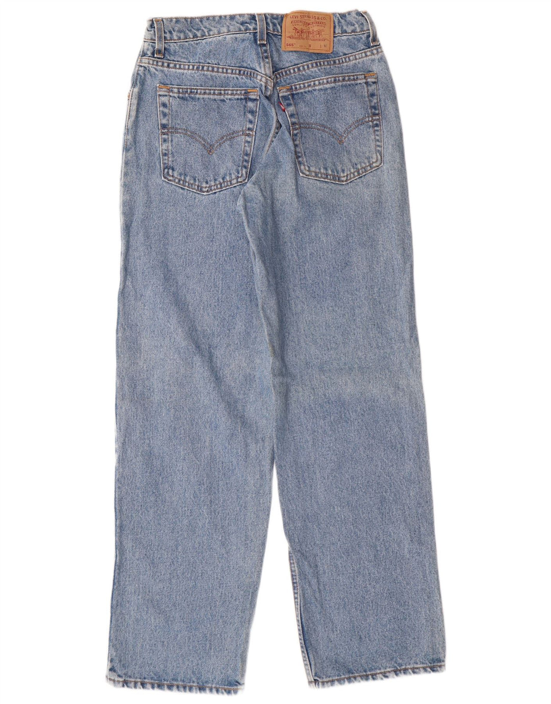 Levi's Jeans 565 de talle alto y pierna ancha para mujer US 9 Medium W28 L31 Blue Classic