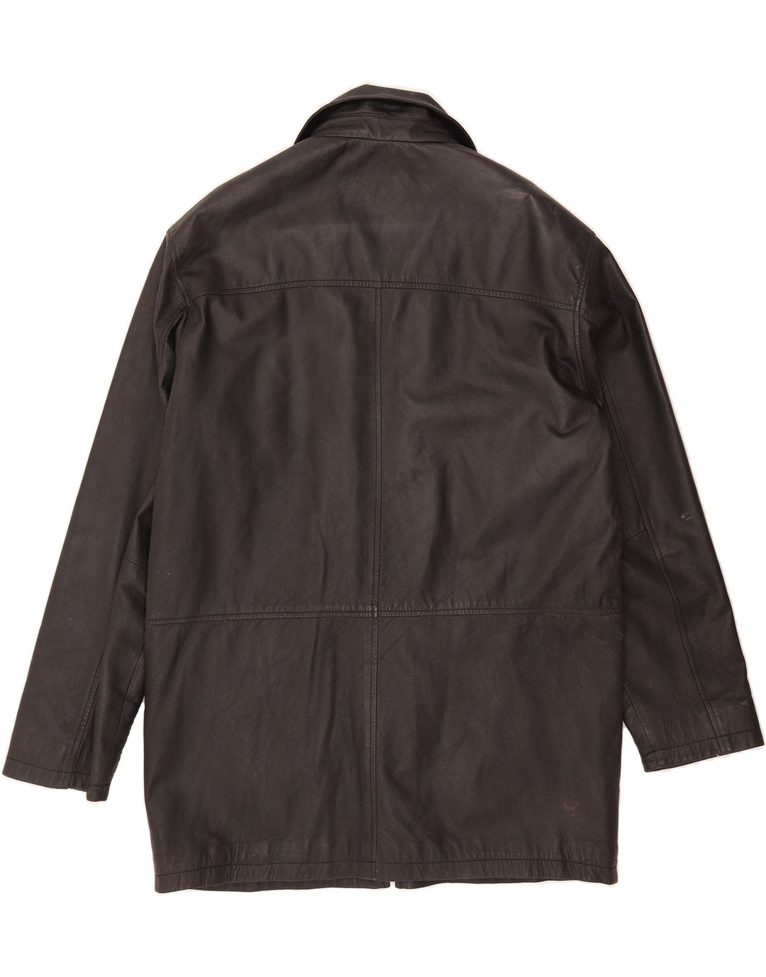 POINTERS Mens Leather Jacket UK 42 XL Black Leather Vintage Pointers and Second-Hand Pointers from Messina Hembry 