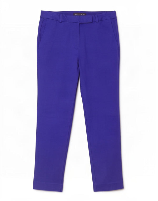 Marks & Spencer Pantalones cortos ajustados para mujer UK 10 Small W28 L25 Azul