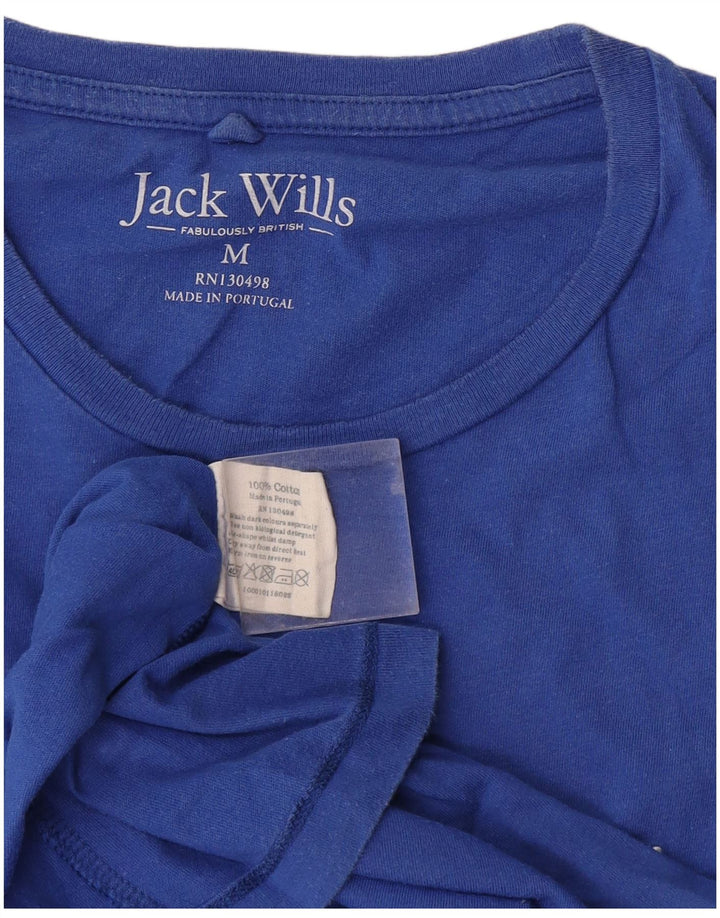 Camiseta Jack Wills Hombre Top Azul Medio Algodón