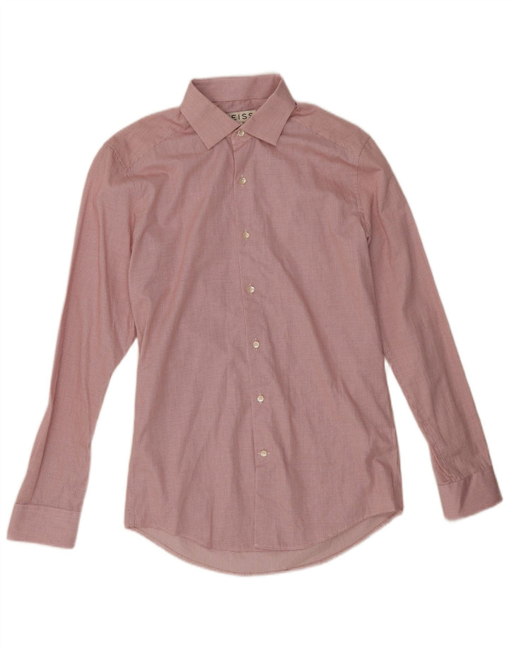 Camisa Reiss Slim Fit De Algodón A Cuadros Rojo Pequeño Para Hombre