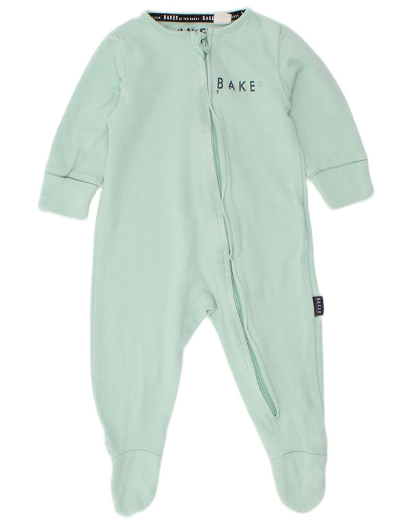 Ted Baker Mono gráfico de manga larga para bebés de 3 a 6 meses, color turquesa