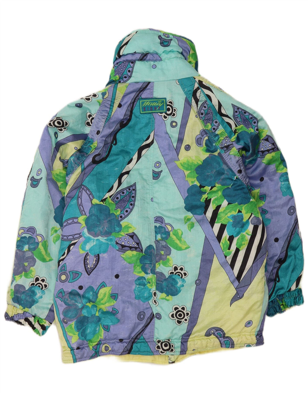 Ninety Eight Chaqueta cortavientos para mujer ES 40 XL Multicolor Floral