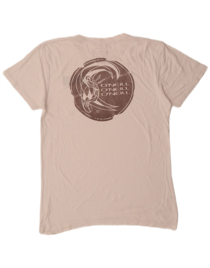 O'Neill Camiseta gráfica para hombre Top de algodón blanco mediano