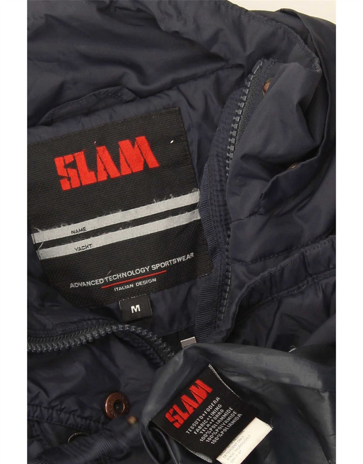 Slam Chaqueta acolchada para mujer UK 44 Mediana Azul marino Poliamida